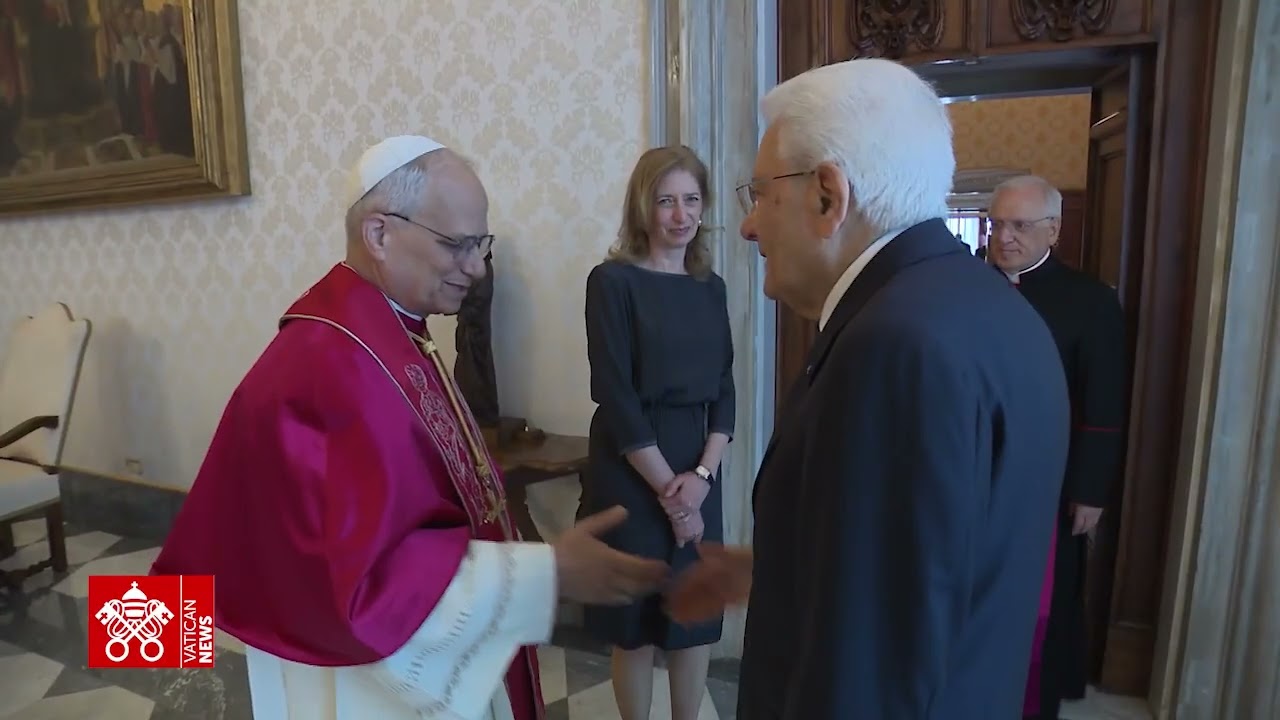 Leo XIV.: Audienz für Italiens Staatspräsidenten Sergio Mattarella - 6. Juni 2025