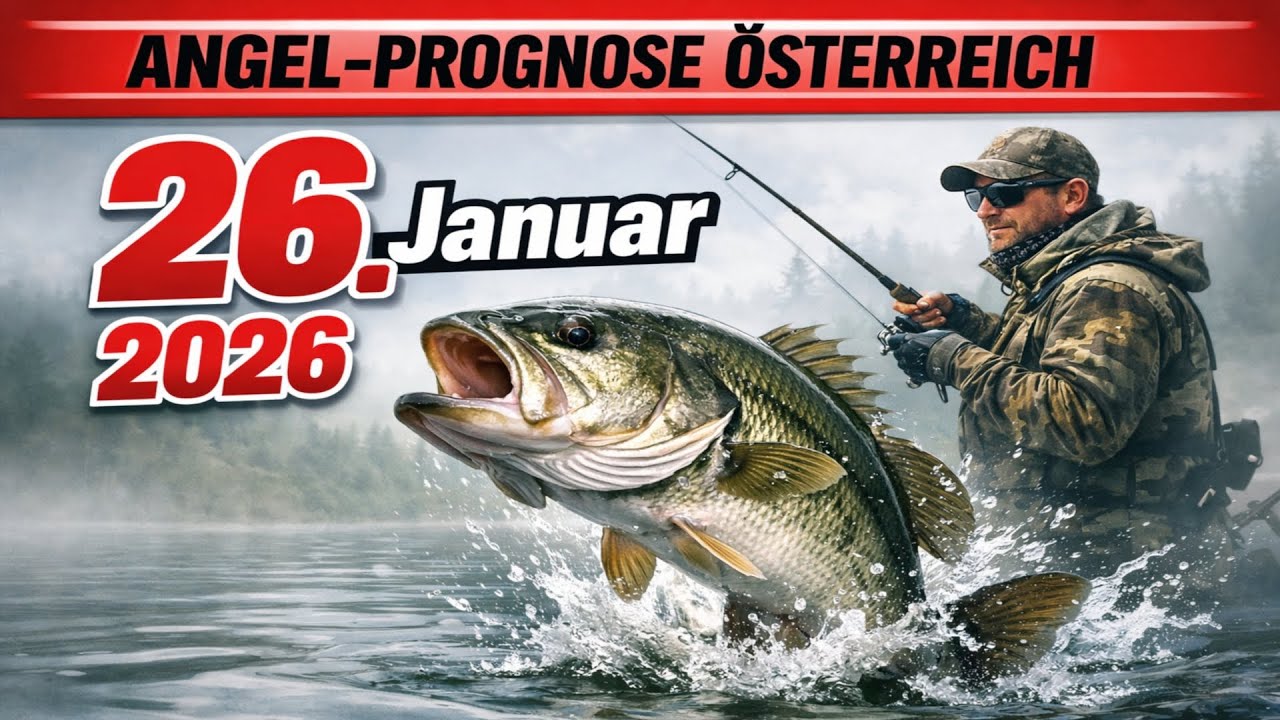 PROGNOSE DES FANGVERHALTENS in ÖSTERREICH am sechsundzwanzigsten Januar zweitausendsechsundzwanzig
