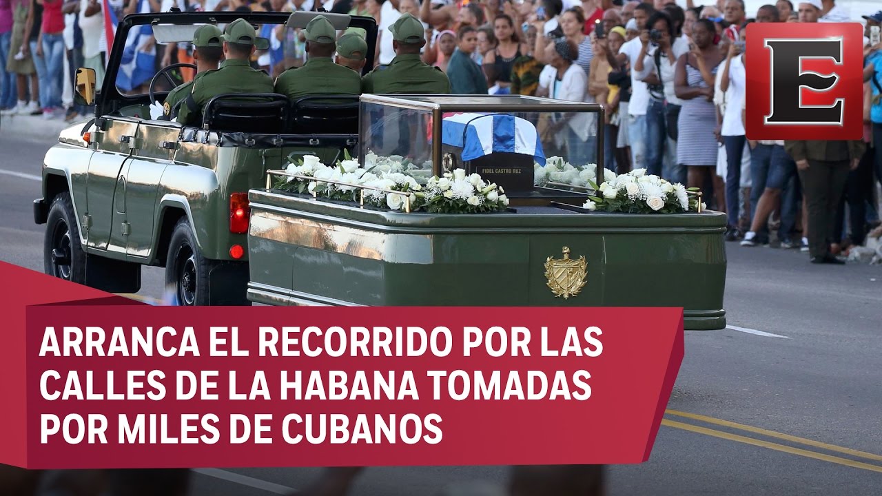 ÚLTIMA HORA: Cenizas de Fidel Castro emprenden recorrido por Cuba