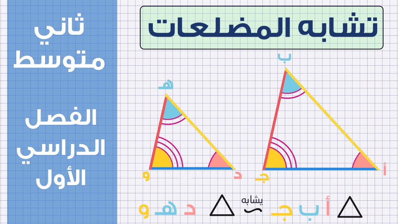 تشابه المضلعات