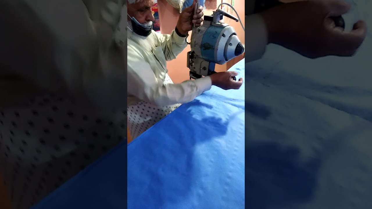 surgical gown cutting