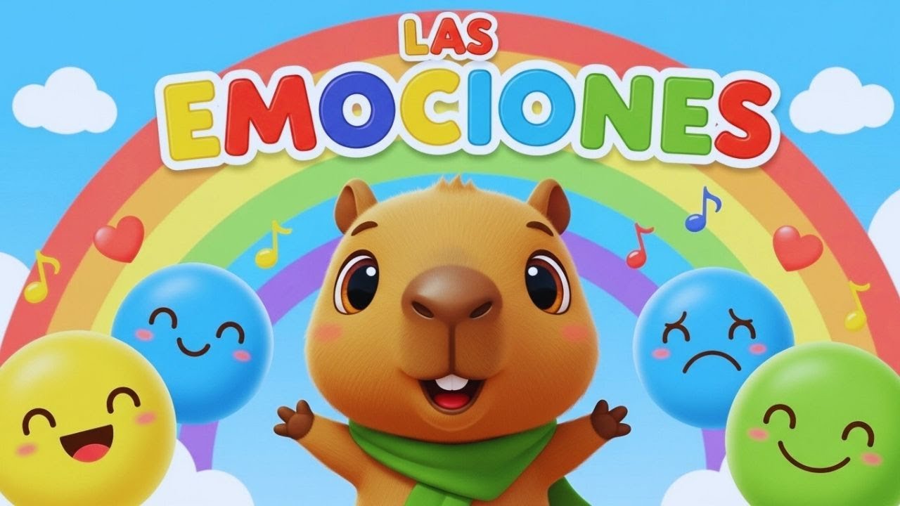 😊🎶 Las Emociones🤗😫😡 | Canciones Infantiles 2026 para Aprender Felices 🌈👧🧒