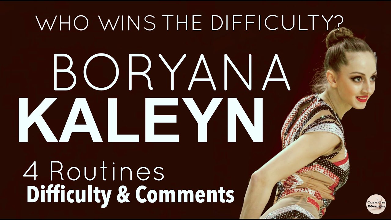 Boryana Kaleyn 2020 - Who wins the difficulty?
