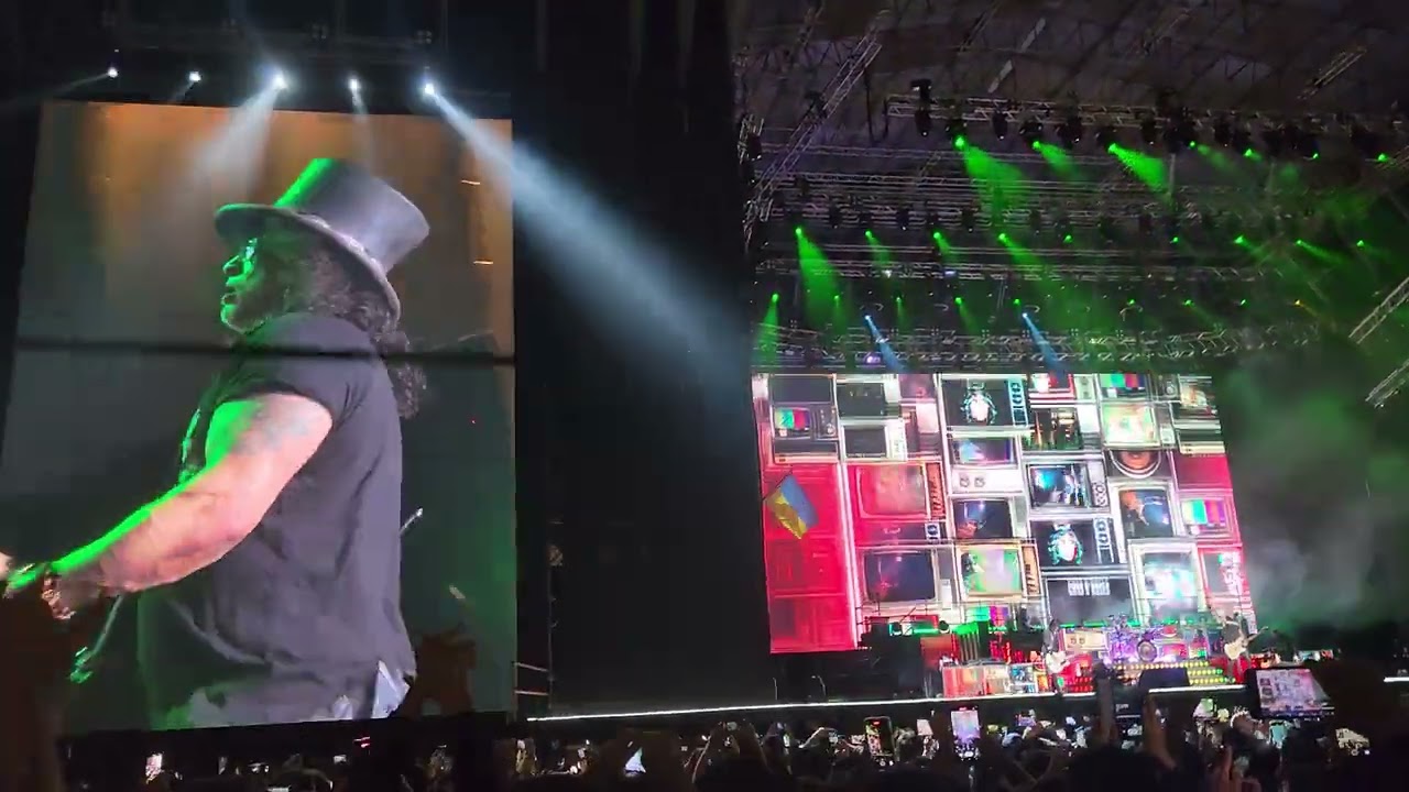 Guns N' Roses Welcome To The Jungle, Live Lima Perú 2022 4K