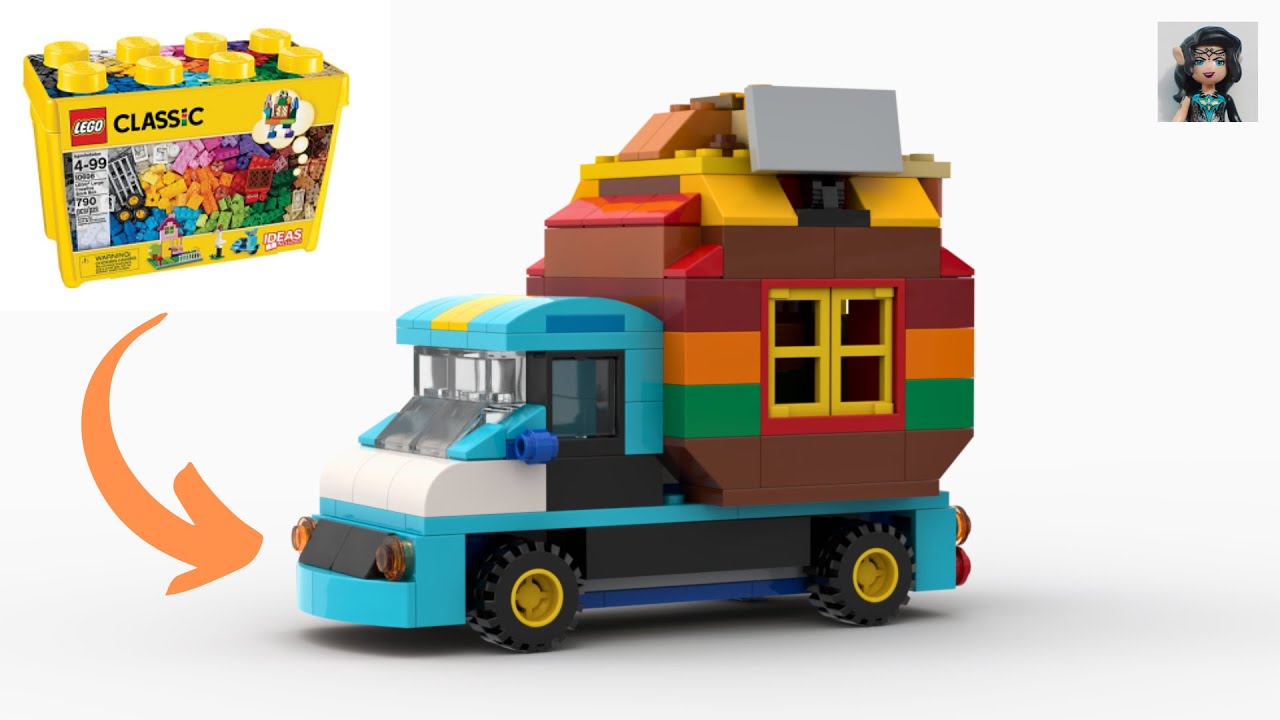 BURGER TRUCK Lego classic 10698 ideas How to build