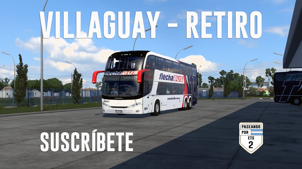 LINDO VIAJE! 🚌 VILLAGUAY - RETIRO! 🚌| ETS 2 1.49  (Mapa Ceibo) #argentina