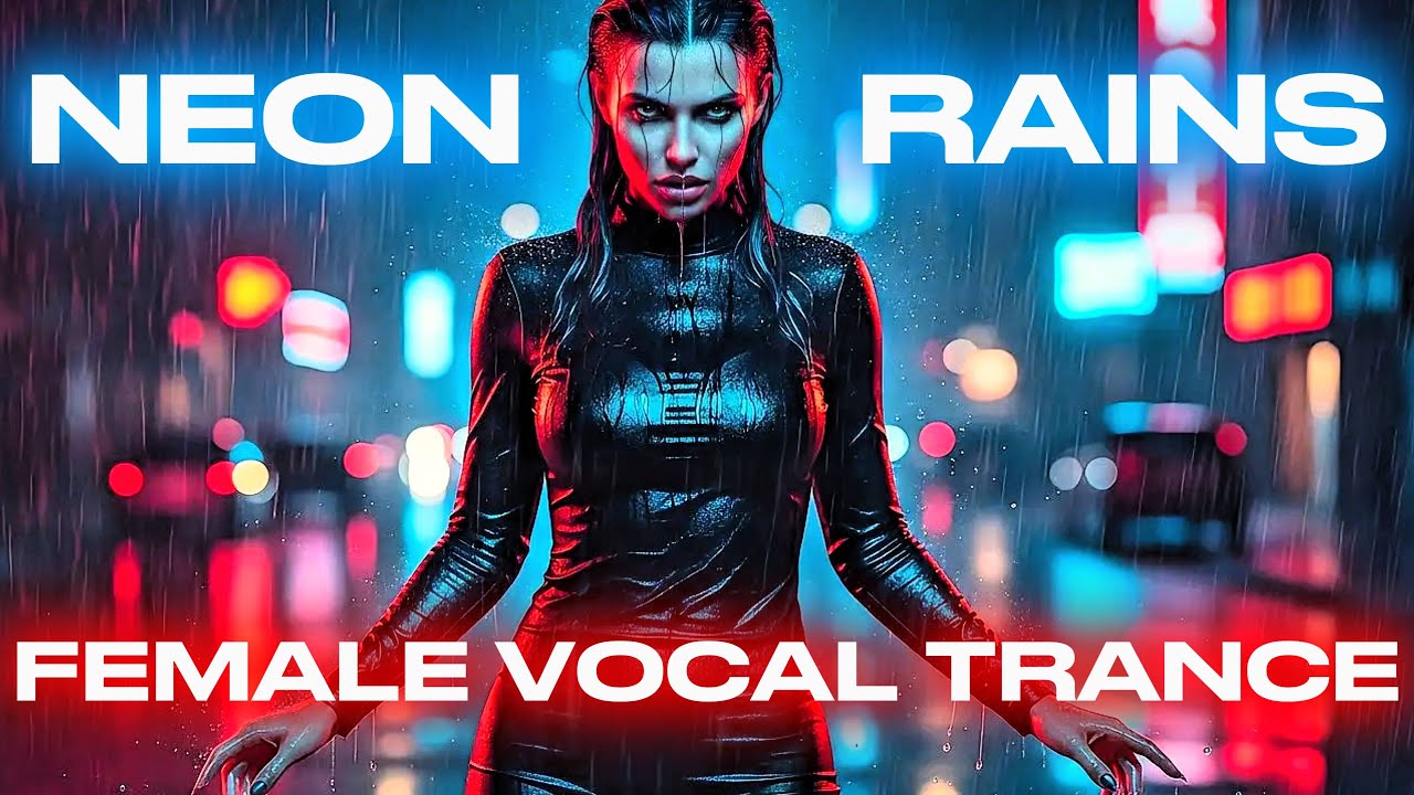 DJ BAK - Neon Rain - FEMALE VOCAL TRANCE 2025 (AI Music Video)