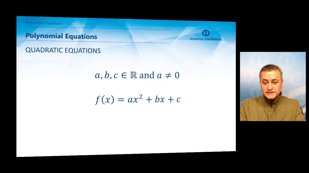 MATHEMATICS I - Unit 3 Chapter Summary