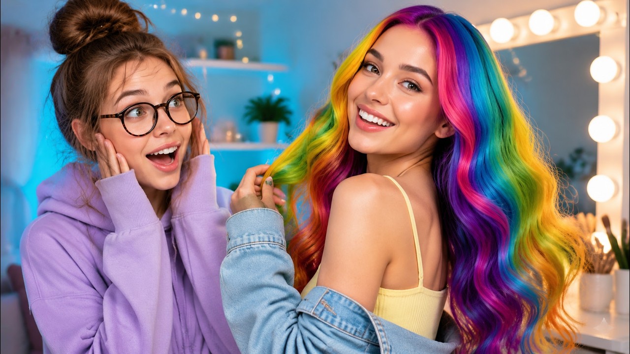 From NERD to FAMOUS with TikTok GADGETS - BEAUTY HACKS Made me POPULAR | Girly Story by La La Life