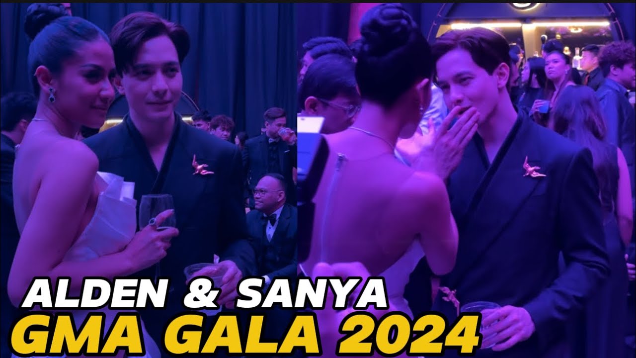 ALDEN RICHARDS & SANYA LOPEZ SPOTTED TOGETHER SA AFTER PARTY NG GMA GALA 2024!