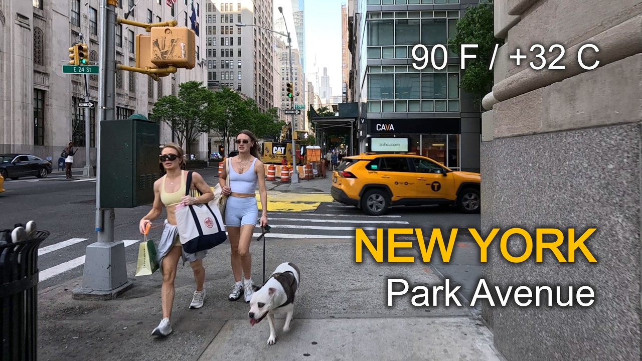 New York / Walking tour Park Avenue / NYC 4К 60fps