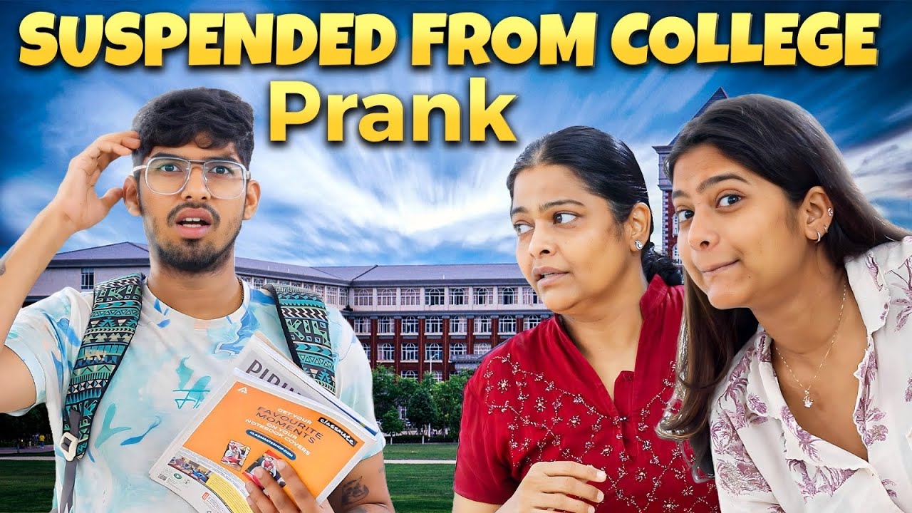 SUSPENDED FROM COLLEGE 😱😰 PRANK ON PRANAV 🤣🧨 || @JustBananaPranav @momfluencer #sneholic #prank