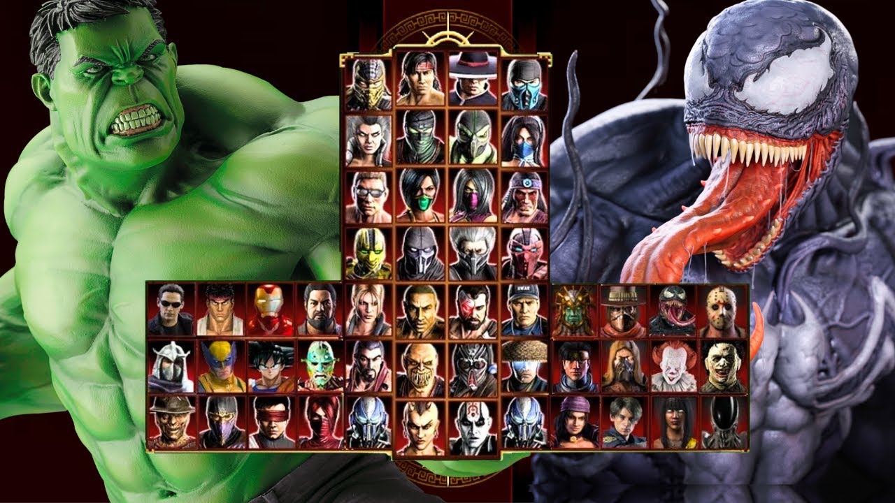 Mortal Kombat 9 — ХАЛК И ВЕНОМ — Экспертная лестница тегов — Геймплей @(1080p) — 60ᶠᵖˢ ✔
