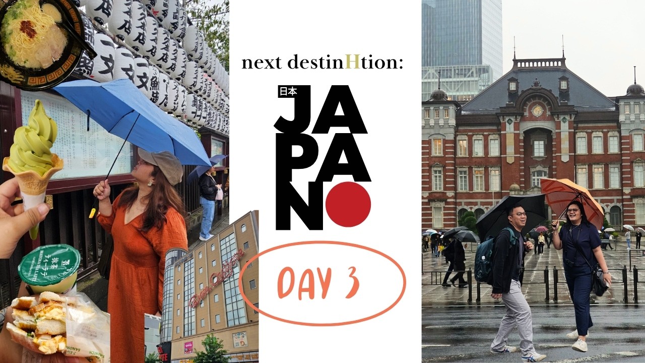 JAPAN TRIP DAY 3 | Ichiran Asakusa, Ueno, Imperial Palace & Ginza