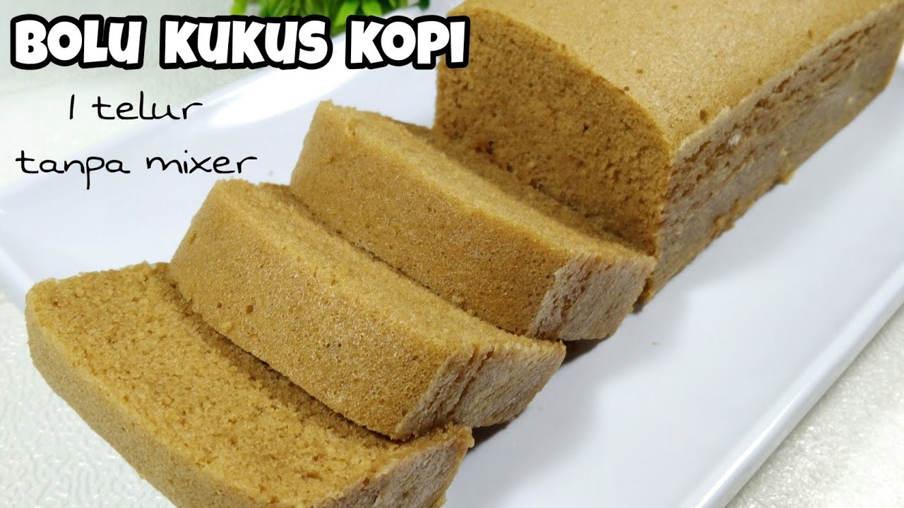 RESEP BOLU KUKUS KOPI SANGAT LEMBUT WALAUPUN TANPA MIXER