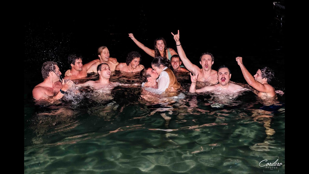 High School Sweethearts Jumped into the Ocean! | Portofino Hotel Wedding in Redondo Beach