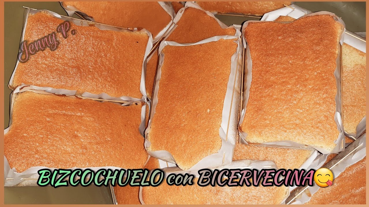 Como hacer Bizcochuelo de Todos Santos con Bicervecina 😋😋