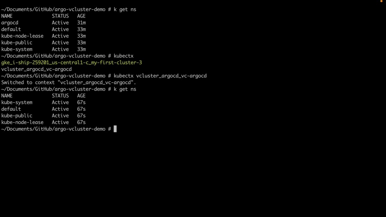 Using Argo CD with vclusters