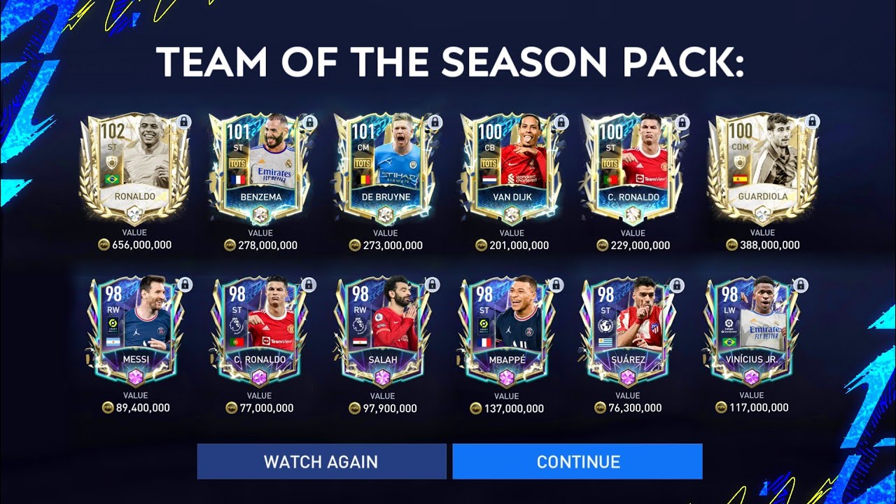 TOTS Biggest Packopening! We Got Prime R9, Ultimate Benzema, Ronaldo! FIFA Mobile 22