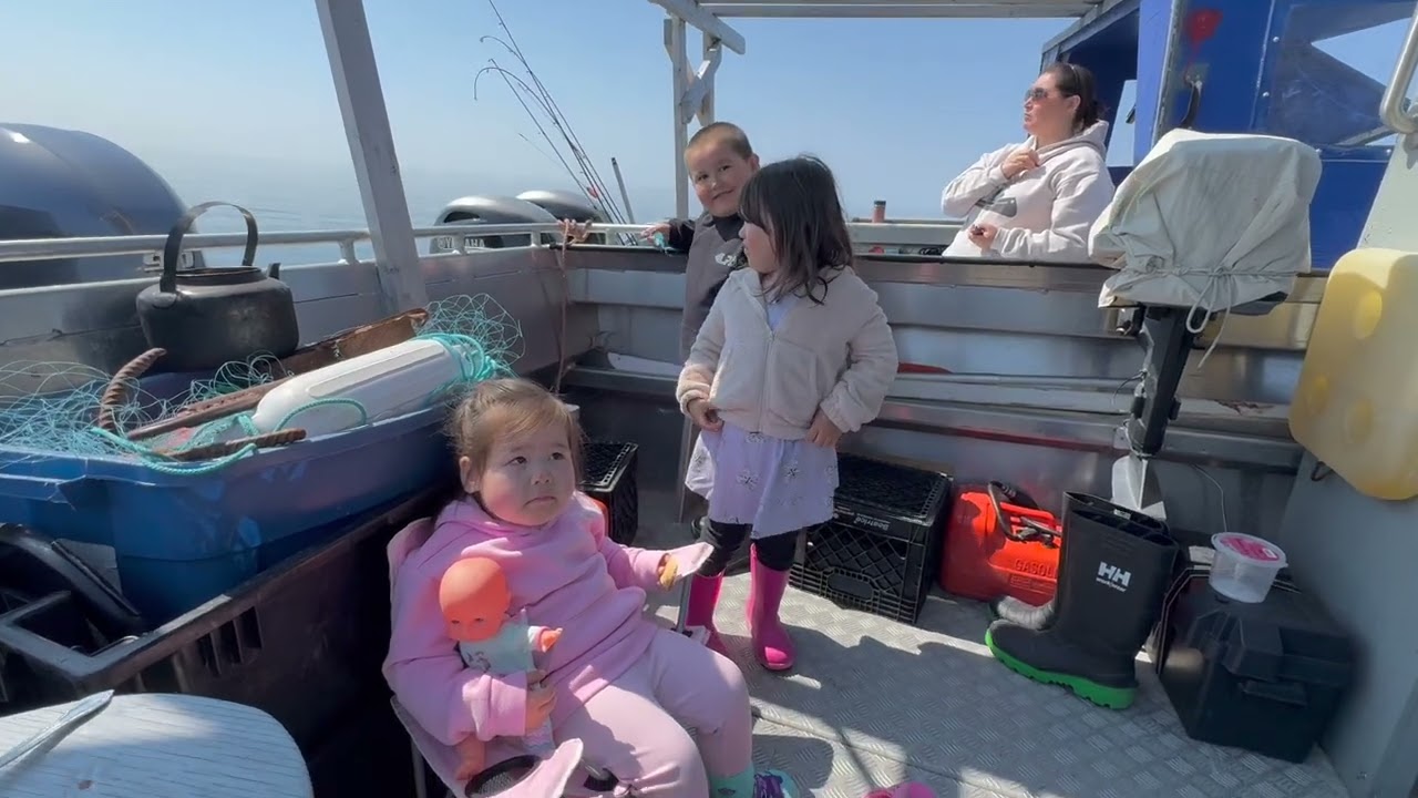 Boating down the bay on a hot summer day