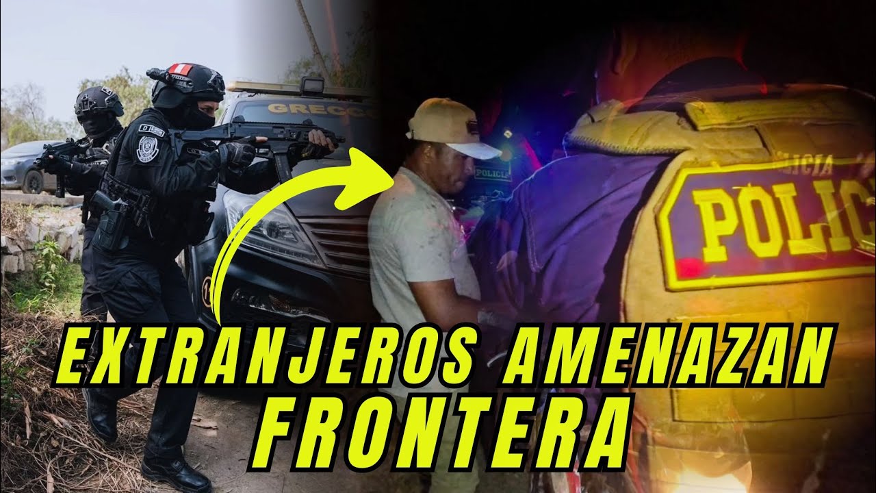EXTRANJEROS ilegales amenazan nuestra FRONTERA Norte y Polic&iacute;a as&iacute; act&uacute;a