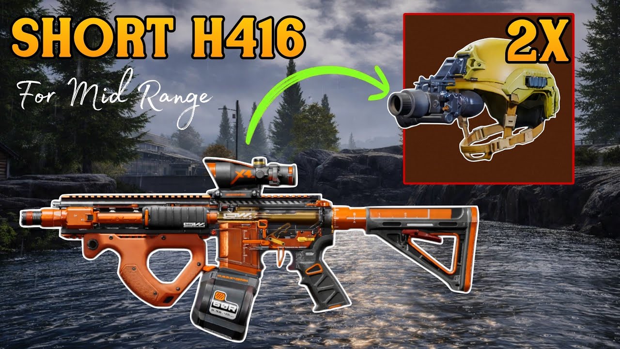 Small Barrel H416 + M995 in Forbidden Farm 🔥 | Arena Breakout 