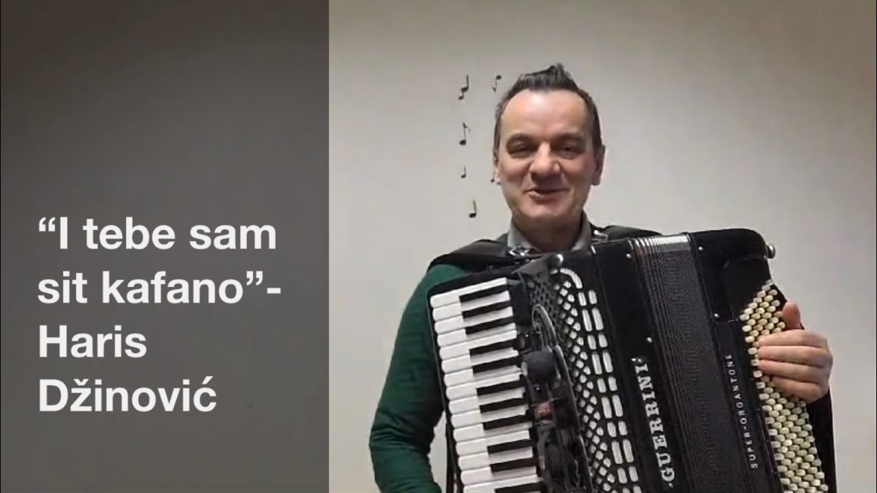 I tebe sam sit kafano -Haris Džinović tutorial - usporeno