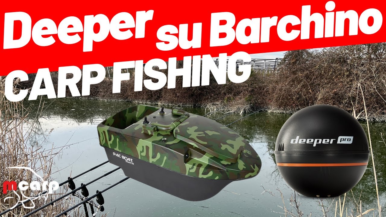 Montare un ecoscandaglio Deeper su un barchino da pesca radiocomandato da Carpfishing