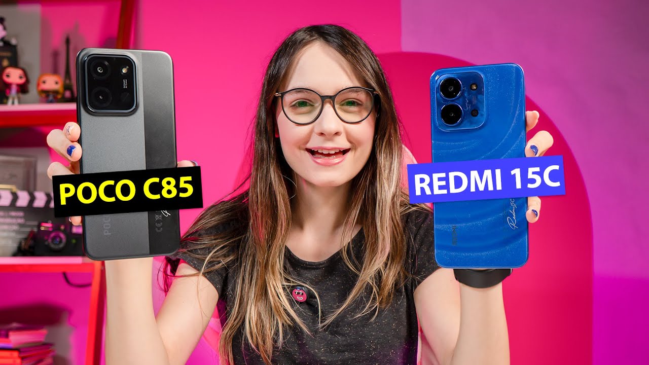 Poco C85 VS Redmi 15C - QUAL COMPRAR? Comparativo!