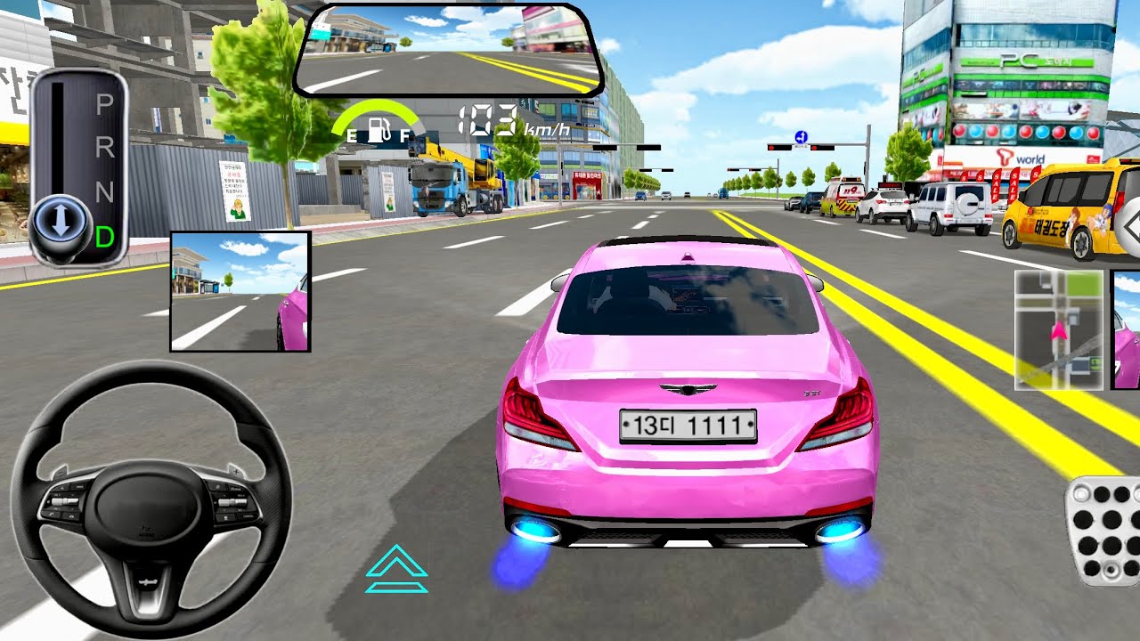 New Pink Mercedes G-63 For Parking 3d Driving Class android game play || Car Game #gameplay #cargame