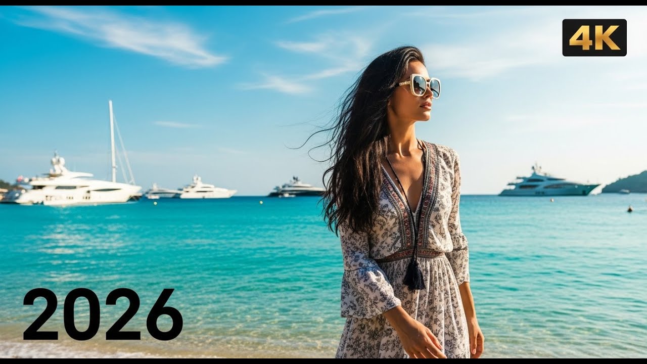 Sun & Sea Grooves 🌴 Chill Out House 2026 | Tropical Deep 4K