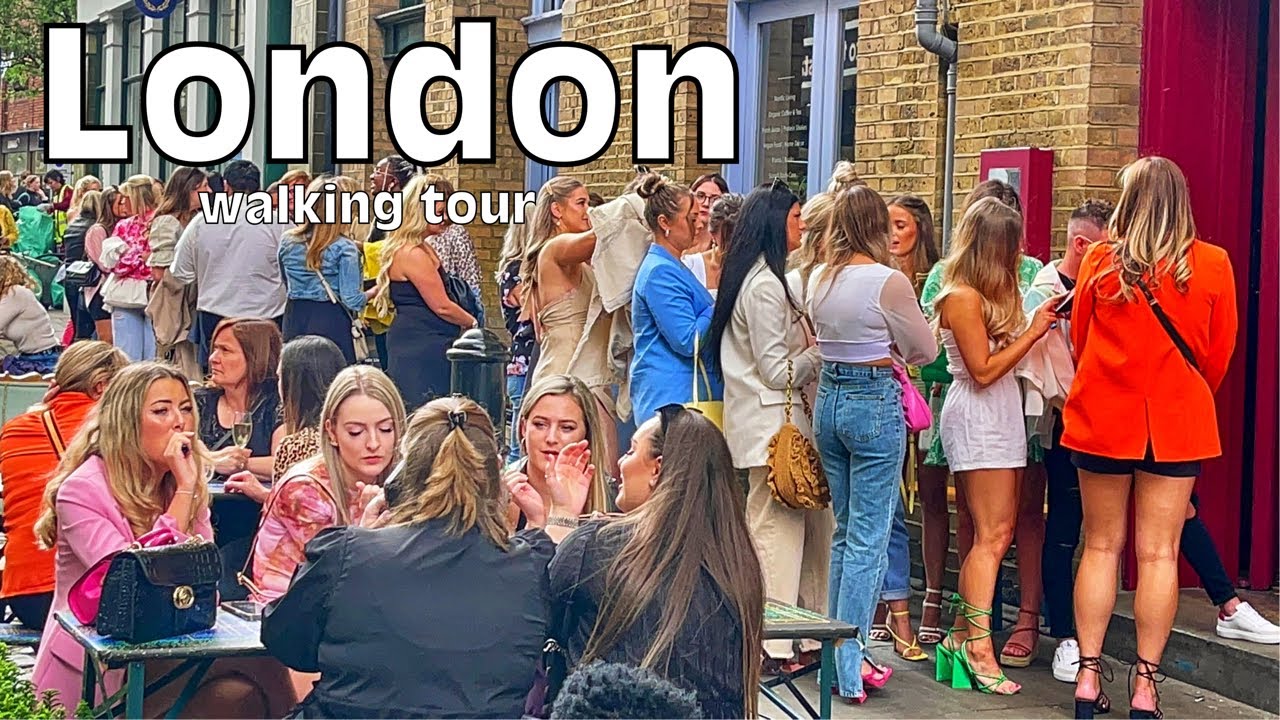Walking London Downtown | Super Busy Saturday Afternoon In Central - London 4k HDR, London Walk 2022