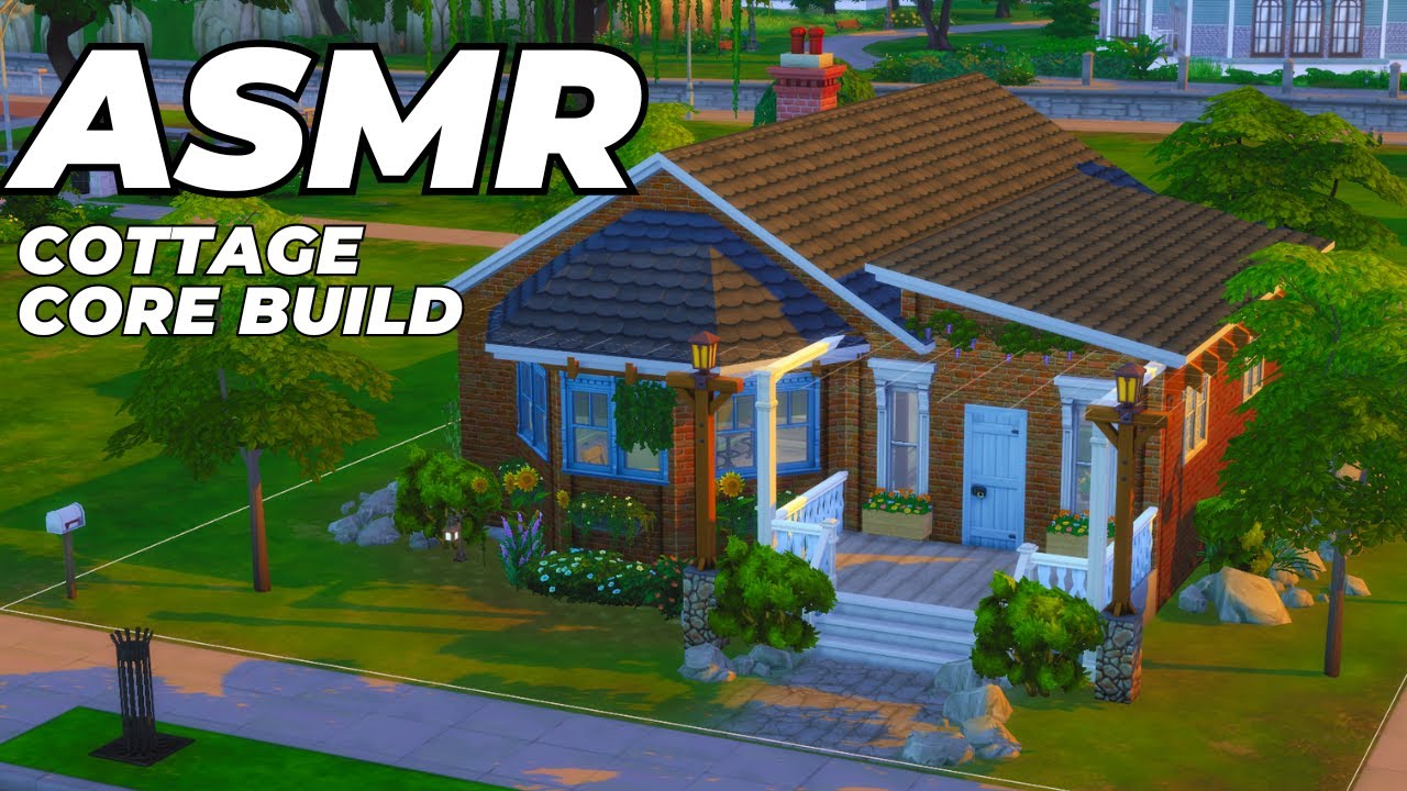 Let's Build a Cute House! Sims 4 ASMR Build 😴 Whispering + Super Chill!