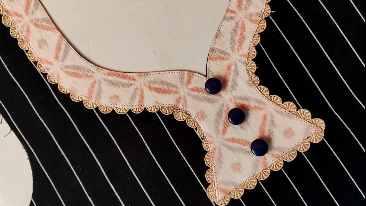 Trendy and Beautiful Patch Work Neck Design Cutting and Stitching || Stylish Neck for Kurti/Suit