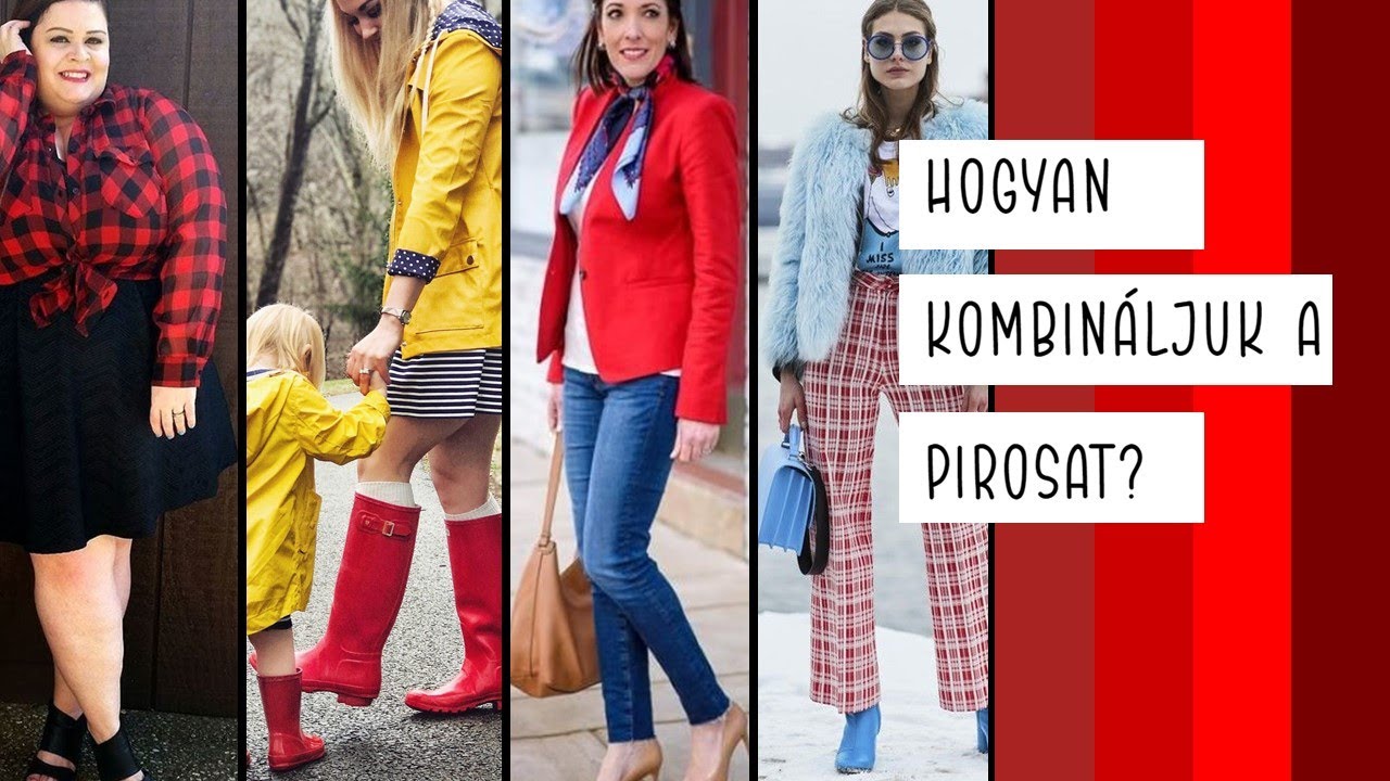 63 Ruhaösszeállítás 🔴 Így érdemes viselni a PIROS színt ❣