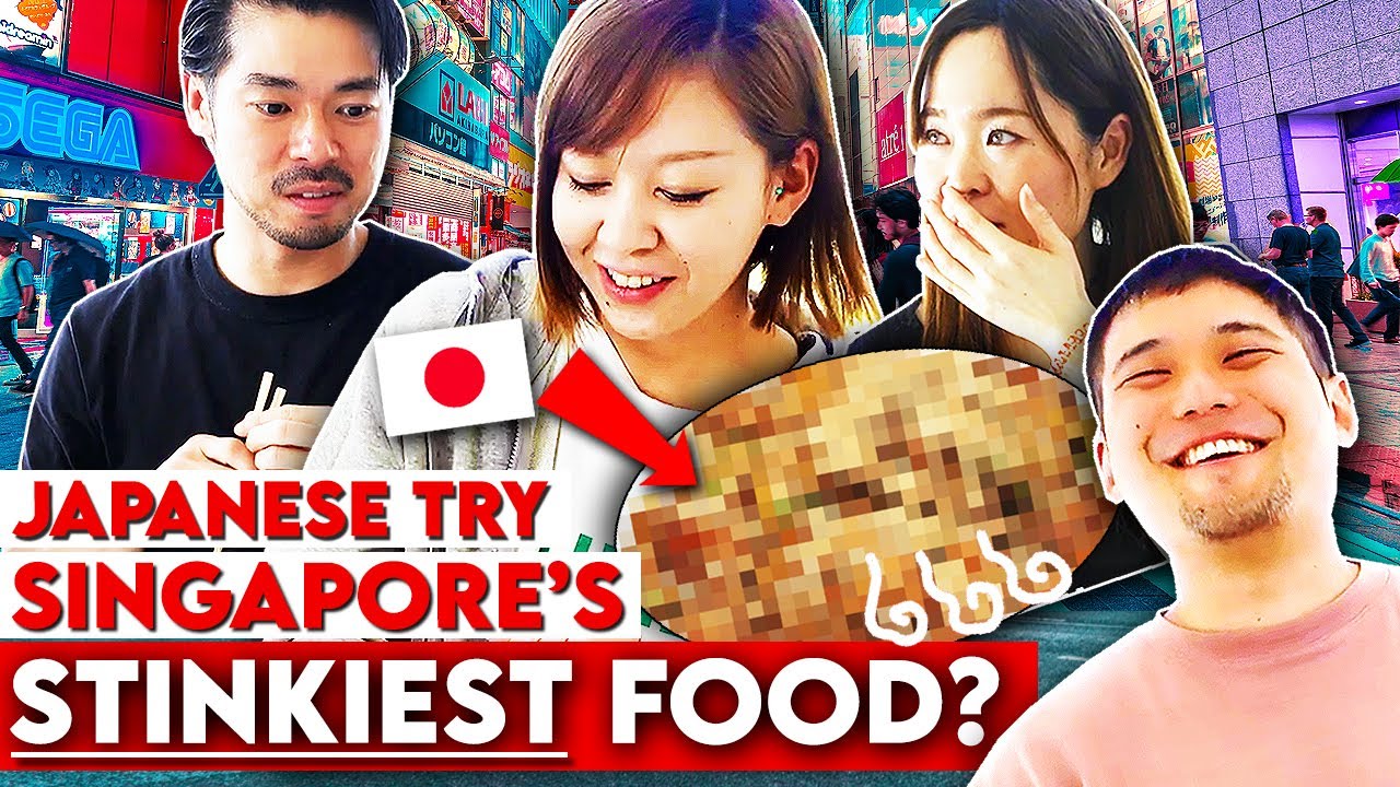 Japanese Girls Try Singapore's STINKIEST Food for the First Time!