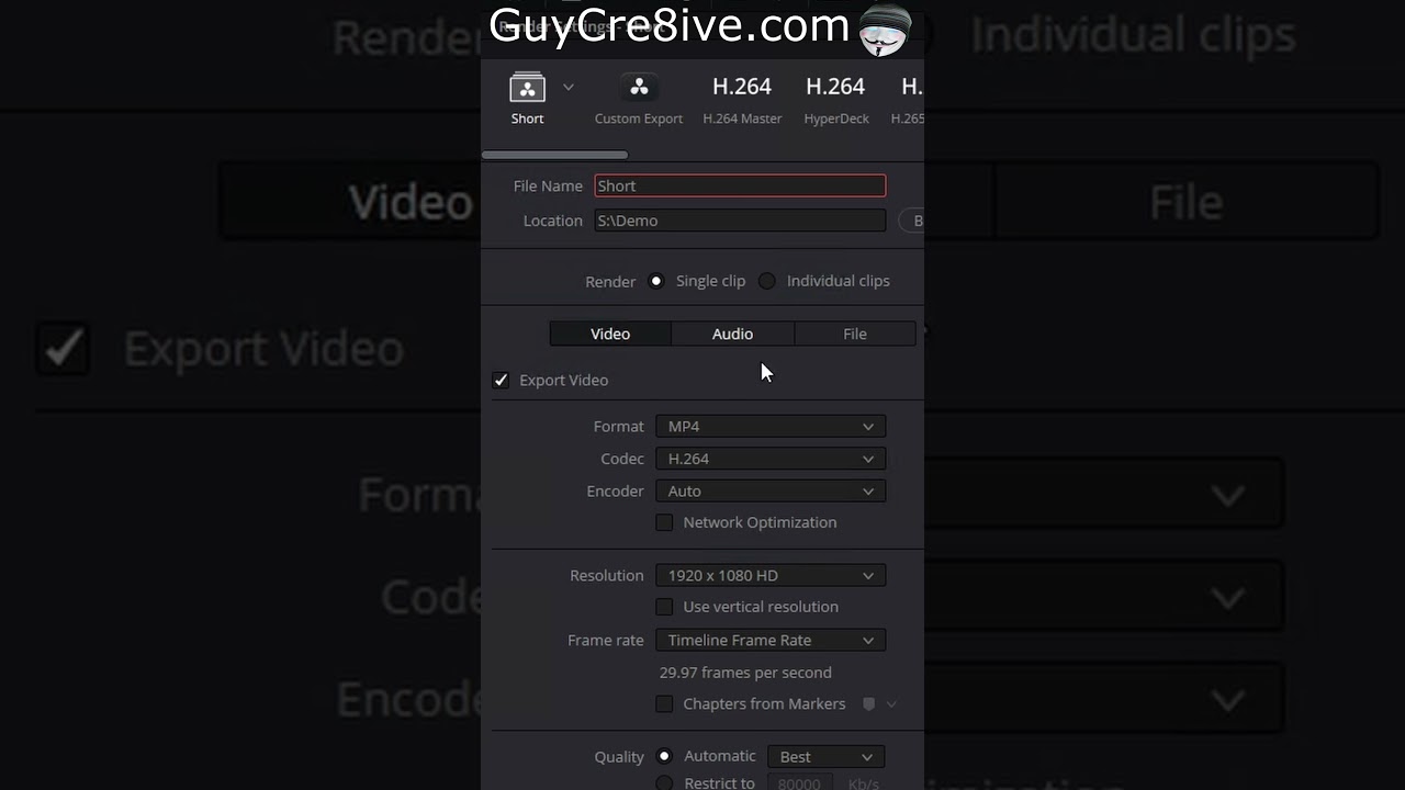 Vertical Video DaVinci Resolve 20 👆 Full Above