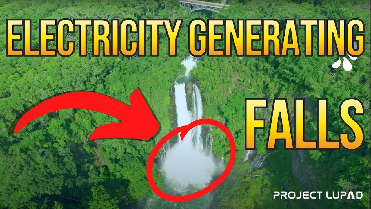 Maria Cristina Falls Iligan Philippines Aerial Tour 4K