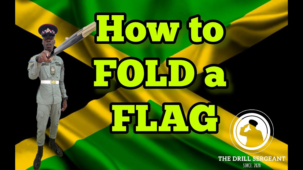 How to FOLD a Flag | The Drill Sergeant