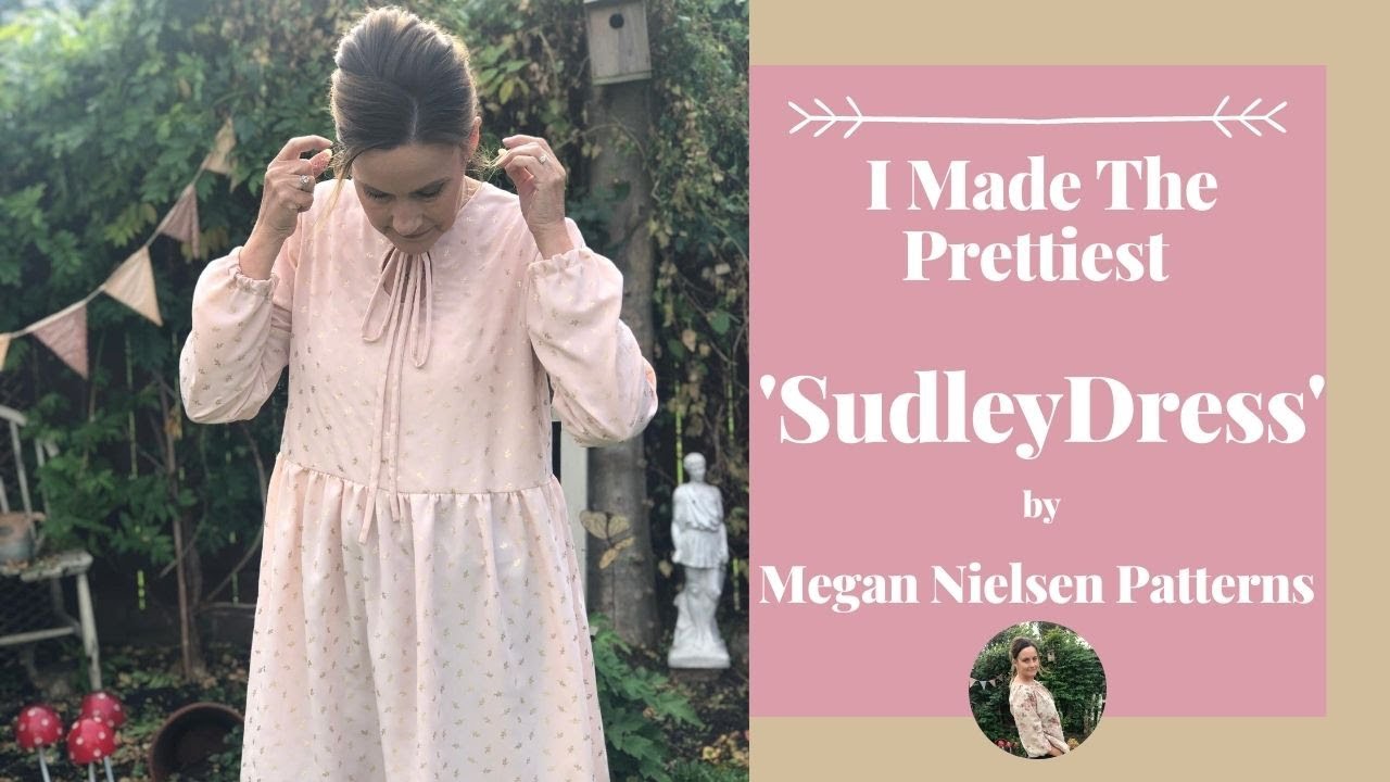 I Made The Prettiest Sudley Dress - Megan Nielsen Patterns Sewing Vlog