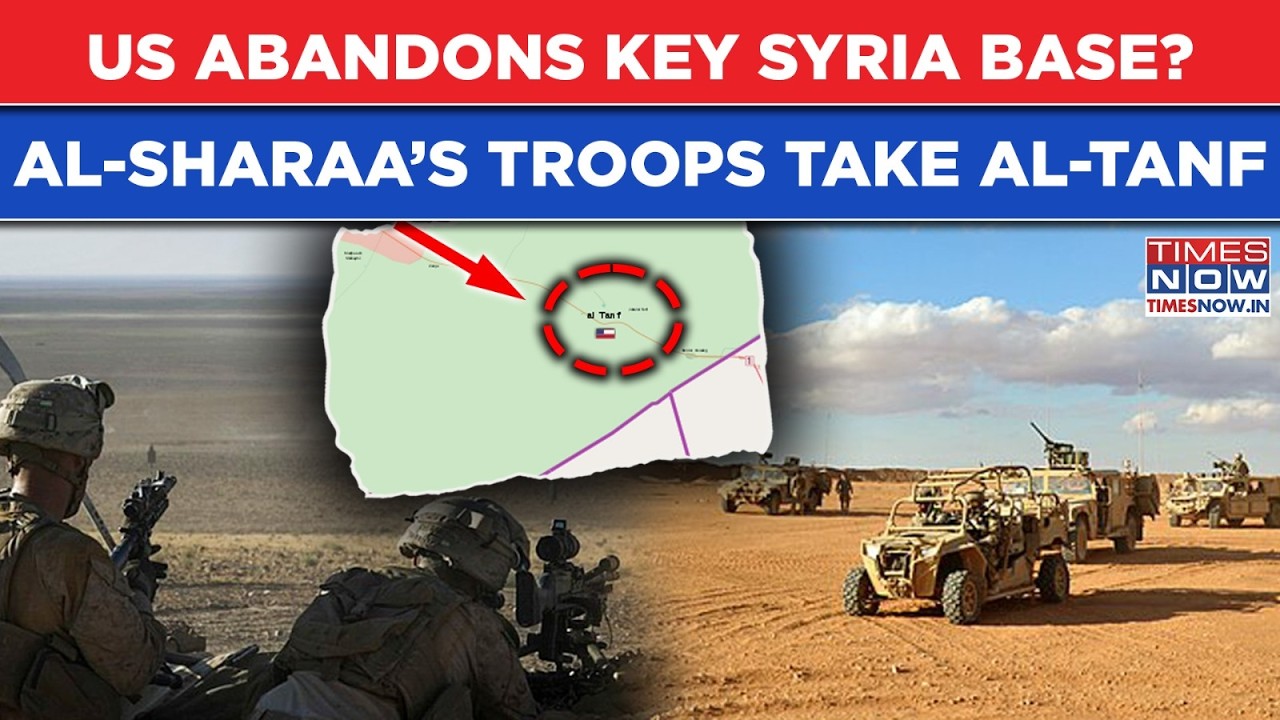 US Abandons Strategic Syria Military Base? Al-Tanf: Watch Why Trump Forces Out, Al-Sharaa’s Army In