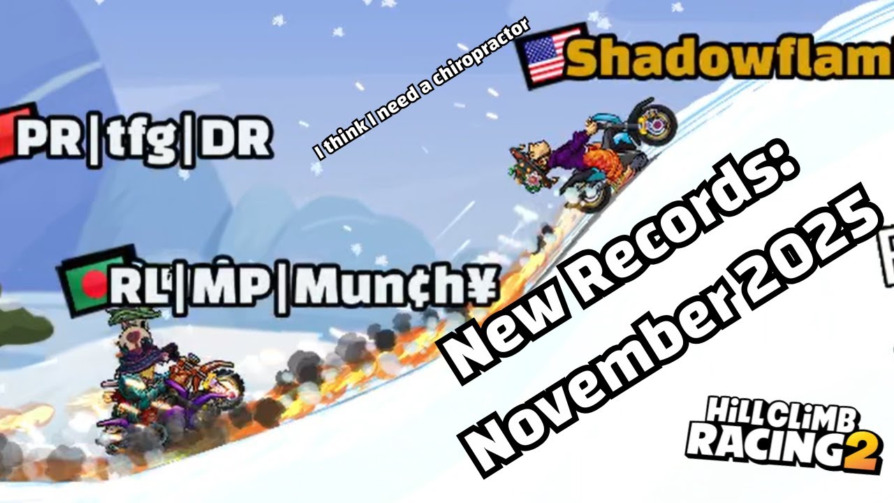 New Records (November '25) 💀 - Hill Climb Racing 2