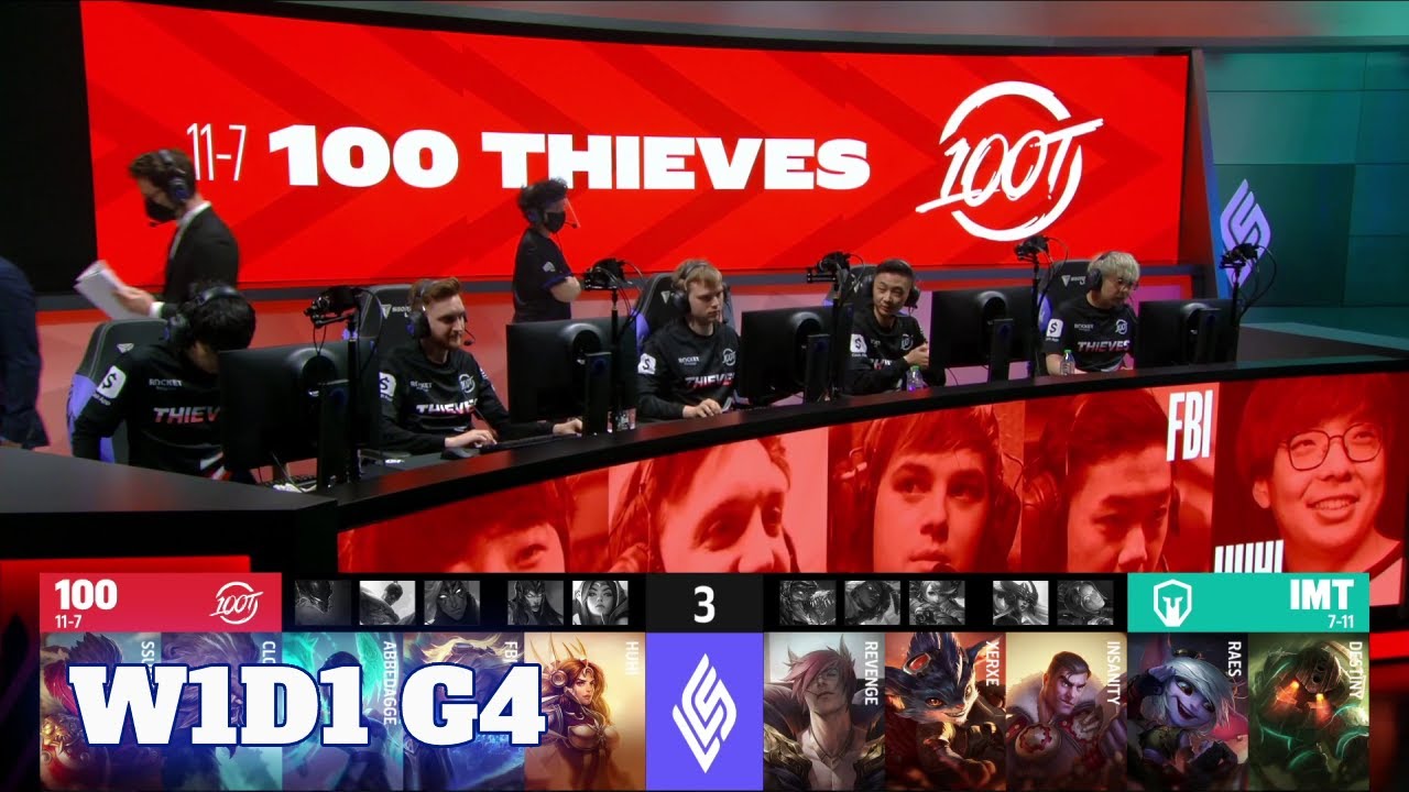 100 Thieves vs Immortals | Week 1 Day 1 S11 LCS Summer 2021 | 100 vs IMT W1D1 Full Game