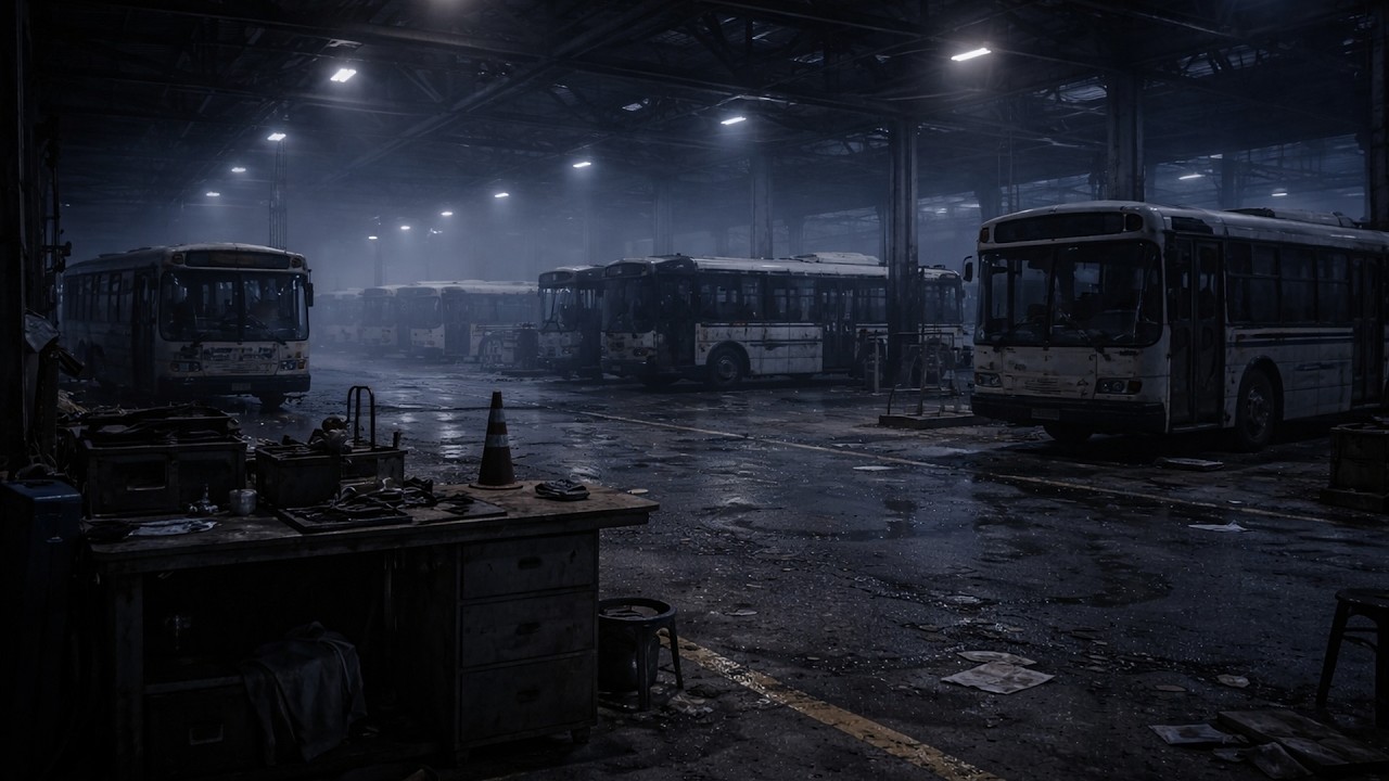 Idle Fleet  | Dark Atmospheric Ambient Music from an Abandoned Bus Depot