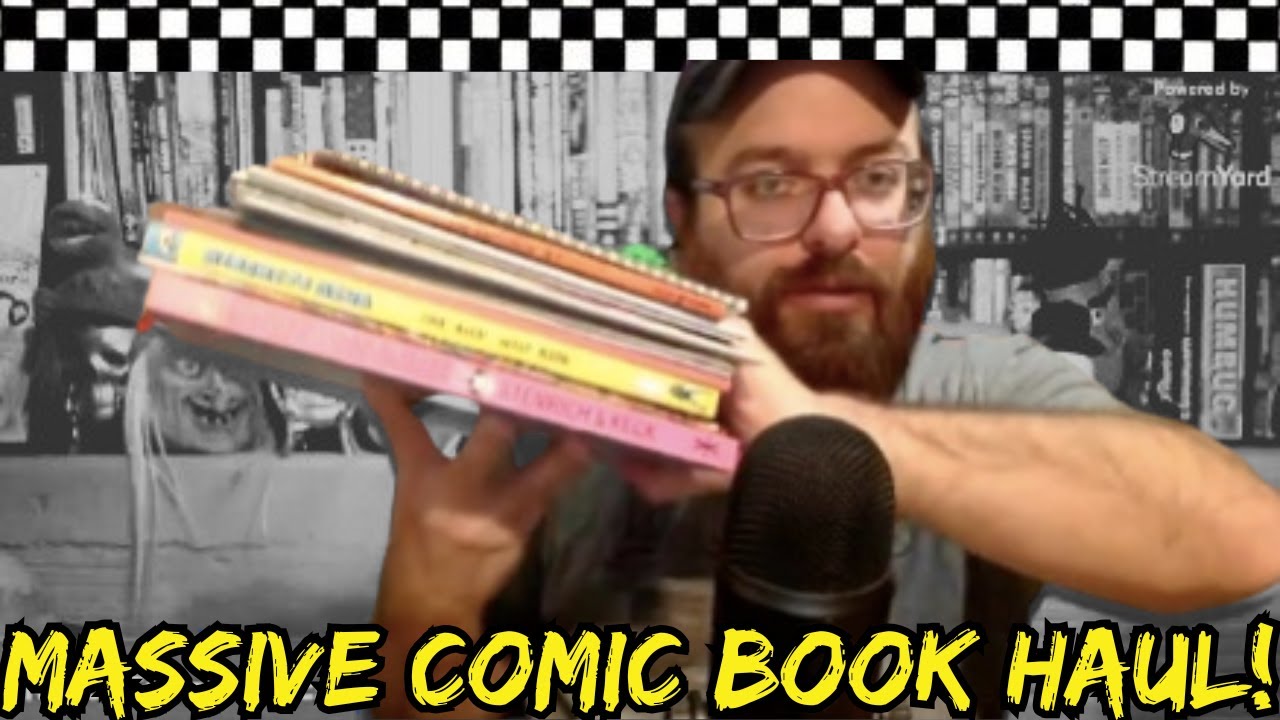 MASSIVE COMIC BOOK HAUL! Graphic Novels! Manga! Alternative Comics! Indie!