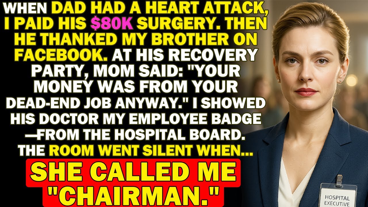 I Paid $80K For Dad's Heart Surgery, He Thanked My Brother On Facebook—Doctor Revealed My Real Title
