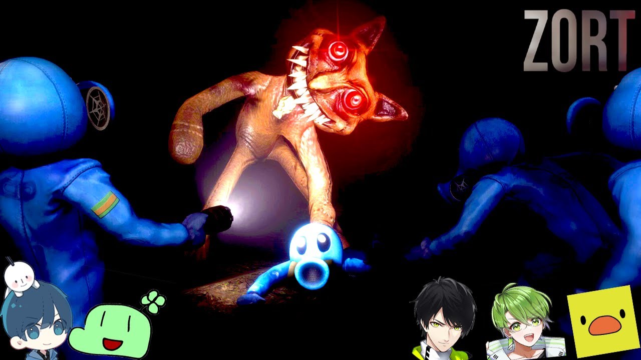 海外で超高評のおふざけ満載ホラーゲームが面白い【Zort / ぽみそしる】