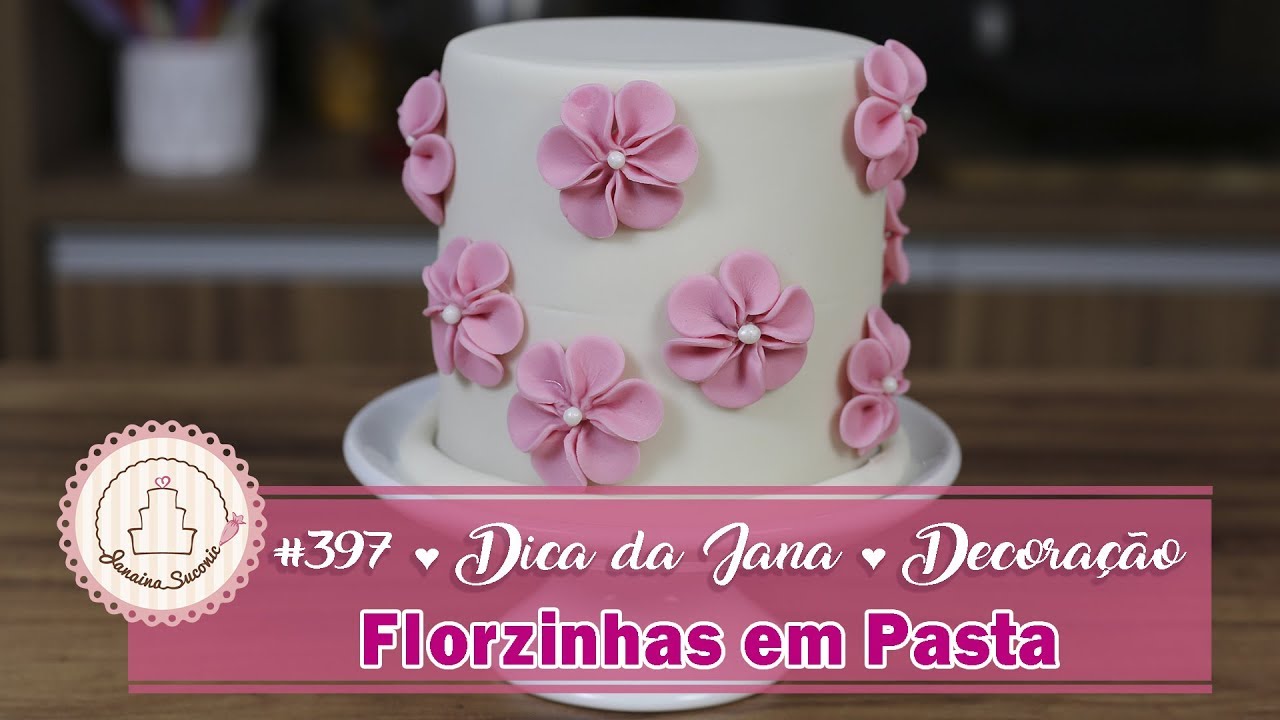 Florzinha Passo a Passo em Pasta Americana - Dica da Jana #397 Por Janaina Suconic
