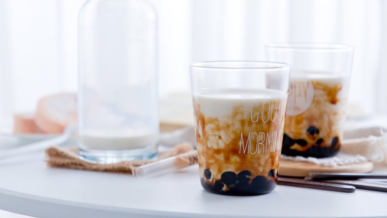 黑糖珍珠鮮奶 | 臺灣最受歡迎的黑糖珍珠鮮奶 | Dark brown sugar pearl milk