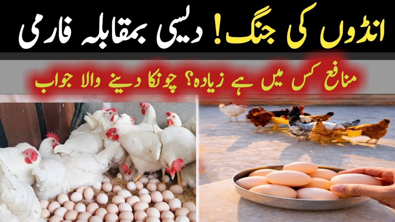 Desi vs Farmi Murghi – Complete Difference Guide | Egg Production & Profit Reality